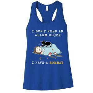 I Have A Bombay Funny Cat Wake Me Up Gift Women's Racerback Tank