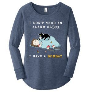 I Have A Bombay Funny Cat Wake Me Up Gift Women's Perfect Tri Tunic Long Sleeve Shirt