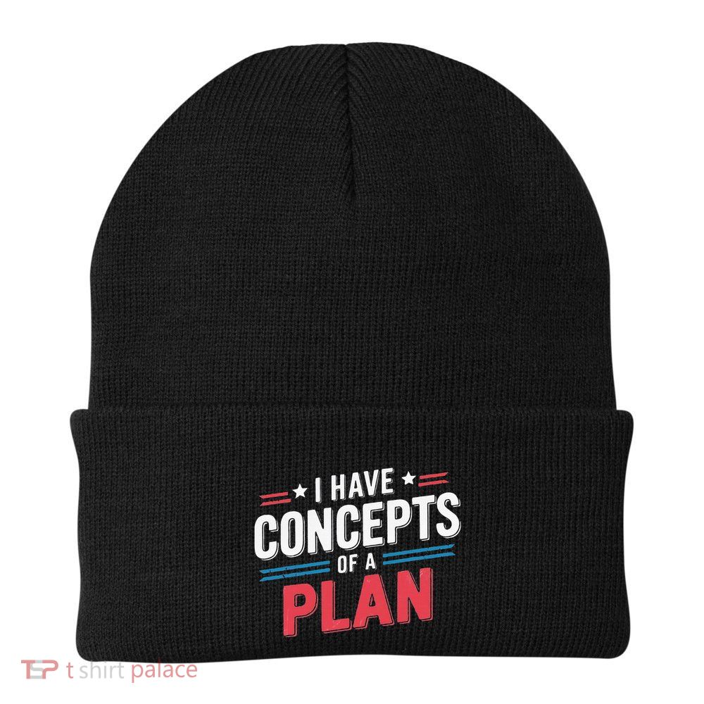 I Have A Concept Of A Plan Knit Cap Winter Beanie