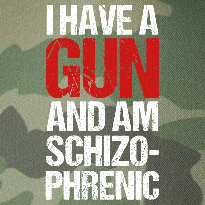 I Have A Gun And Am Schizophrenic Legacy Tie Dye Trucker Hat