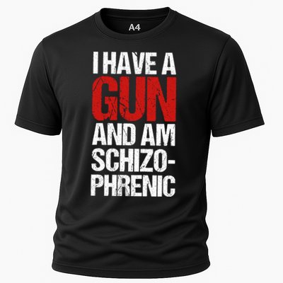 I Have A Gun And Am Schizophrenic Performance Shirt