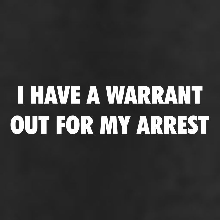 I Have A Warrant Out For My Arrest 2000s Celebrity Inspired 25L Jumbo Tote