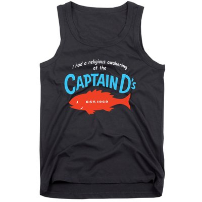 I Had A Religious Awakening At The Captain Ds Est 1969 Tank Top