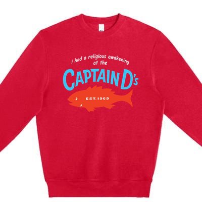 I Had A Religious Awakening At The Captain Ds Est 1969 Premium Crewneck Sweatshirt