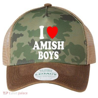 I Heart Amish Attraction Handsome Hot Sexy Legacy Tie Dye Trucker Hat