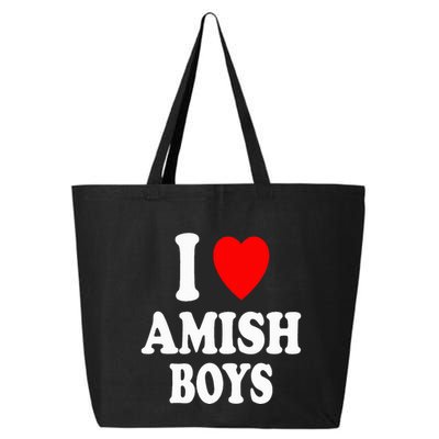 I Heart Amish Attraction Handsome Hot Sexy 25L Jumbo Tote
