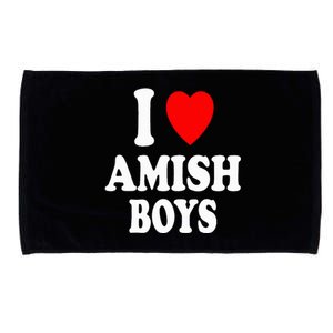 I Heart Amish Attraction Handsome Hot Sexy Microfiber Hand Towel