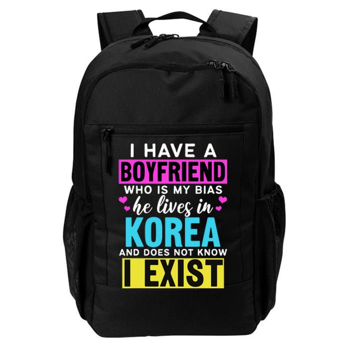 I Have A Boyfriend Who Is My Bias Kpop Lover Kdrama Korean Daily Commute Backpack