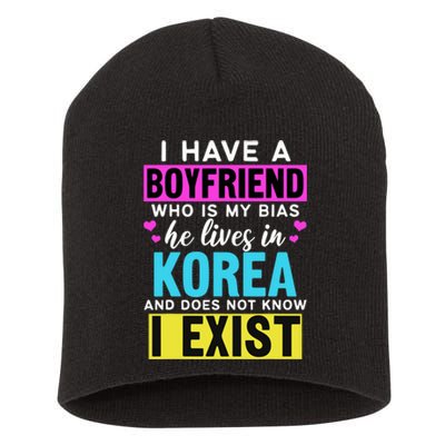 I Have A Boyfriend Who Is My Bias Kpop Lover Kdrama Korean Short Acrylic Beanie