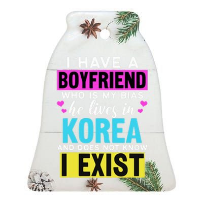 I Have A Boyfriend Who Is My Bias Kpop Lover Kdrama Korean Ceramic Bell Ornament