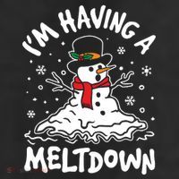 Im Having A Meltdown Winter Funny Snowman 25L Jumbo Tote