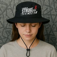 I Had A Stroke Whats Your Excuse Funny Stroke Survivor Bucket Hat