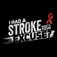 I Had A Stroke Whats Your Excuse Funny Stroke Survivor 16 in Basic Backpack