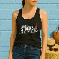 I Had A Stroke Whats Your Excuse Funny Stroke Survivor Womens Tank Top