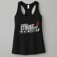 I Had A Stroke Whats Your Excuse Funny Stroke Survivor Womens Tank Top