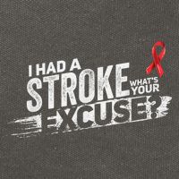 I Had A Stroke Whats Your Excuse Funny Stroke Survivor Cotton Canvas Backpack