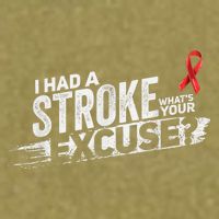 I Had A Stroke Whats Your Excuse Funny Stroke Survivor Garment-Dyed Women's Muscle Tee