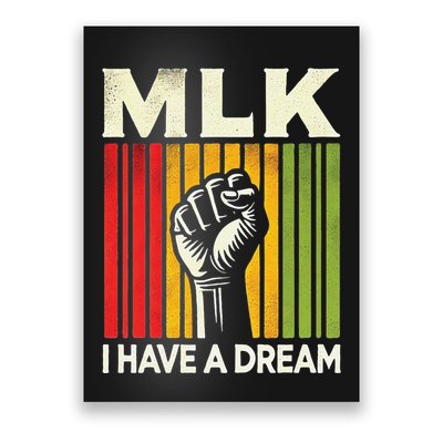 I Have A Dream Martin Luther King Jr Mlk Day Gift Poster