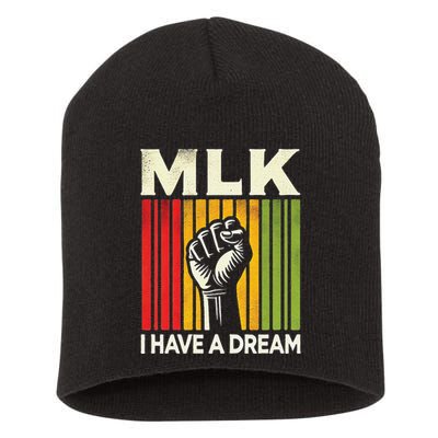 I Have A Dream Martin Luther King Jr Mlk Day Gift Short Acrylic Beanie