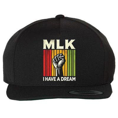 I Have A Dream Martin Luther King Jr Mlk Day Gift Wool Snapback Cap