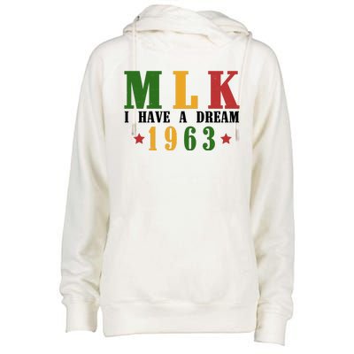 I Have A Dream Mlk Day 1963 Womens Funnel Neck Pullover Hood