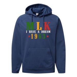 I Have A Dream Mlk Day 1963 Performance Fleece Hoodie