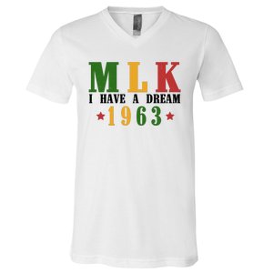 I Have A Dream Mlk Day 1963 V-Neck T-Shirt