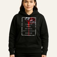 I Hold A Beast An Angel And A Madman Inside Me Hoodie