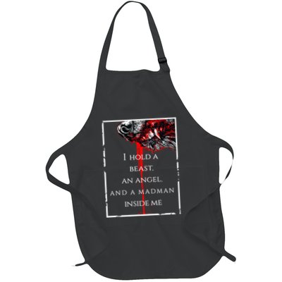 I Hold A Beast An Angel And A Madman Inside Me Apron
