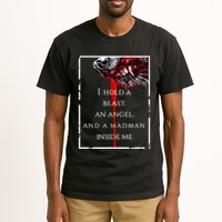 I Hold A Beast An Angel And A Madman Inside Me Tall T-Shirt