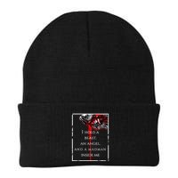 I Hold A Beast An Angel And A Madman Inside Me Beanie