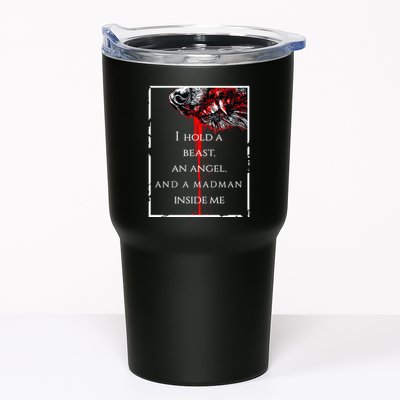 I Hold A Beast An Angel And A Madman Inside Me Tumbler