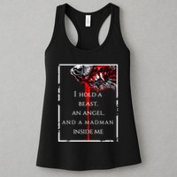 I Hold A Beast An Angel And A Madman Inside Me Womens Tank Top