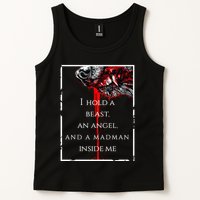 I Hold A Beast An Angel And A Madman Inside Me Tank Top