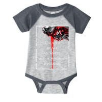 I Hold A Beast An Angel And A Madman Inside Me Infant Baby Jersey Bodysuit
