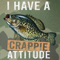 I Have A Crappie Attitude Fishing Legacy Tie Dye Trucker Hat