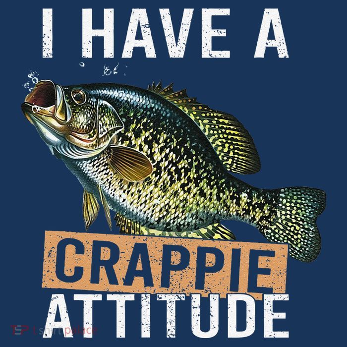 I Have A Crappie Attitude Fishing Bucket Hat