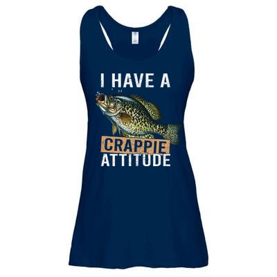 I Have A Crappie Attitude Fishing Ladies Essential Flowy Tank