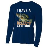 I Have A Crappie Attitude Fishing Cooling Performance Long Sleeve Crew