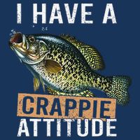 I Have A Crappie Attitude Fishing Youth Performance Sprint T-Shirt