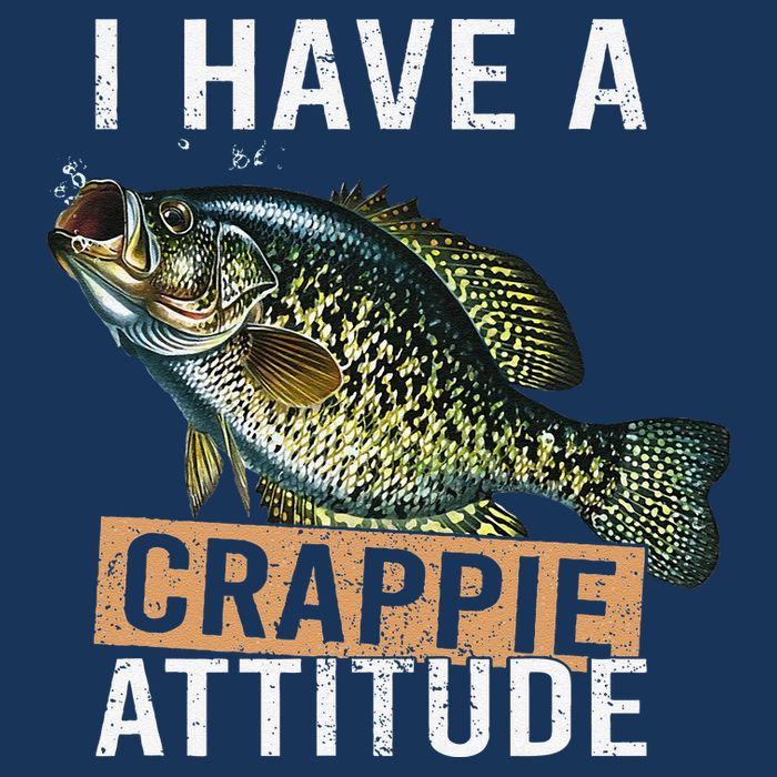 I Have A Crappie Attitude Fishing Youth Performance Sprint T-Shirt