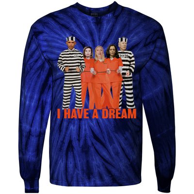 I Have A Dream Funny Tie-Dye Long Sleeve Shirt