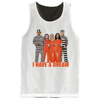 I Have A Dream Funny Mesh Reversible Basketball Jersey Tank