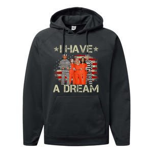 I Have A Dream Funny Biden Performance Fleece Hoodie