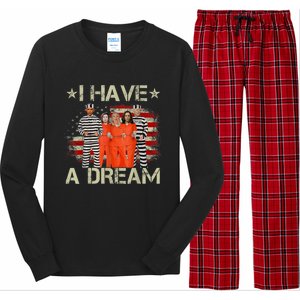 I Have A Dream Funny Biden Long Sleeve Pajama Set