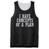 I Have A Concept Of A Plan Funny Donald Trump Kamala Harris Mesh Reversible Basketball Jersey Tank