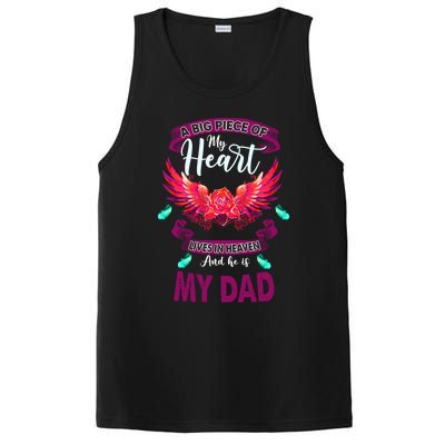 I Have A Guardian Angel In Heaven I Call Him Dad In Memorial Meaningful Gift PosiCharge Competitor Tank