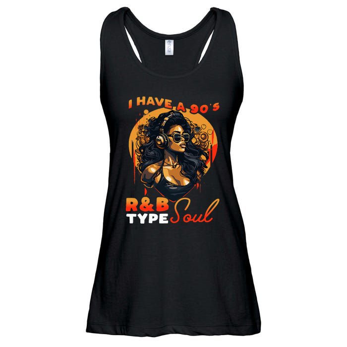 I Have A 90S R&B Type Soul Music Lover Ladies Essential Flowy Tank