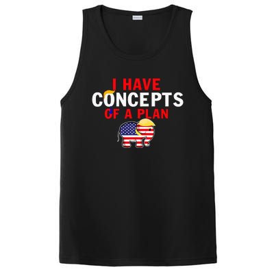 I Have A Concept Of A Plan Trump Harris PosiCharge Competitor Tank