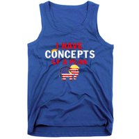 I Have A Concept Of A Plan Trump Harris Tank Top